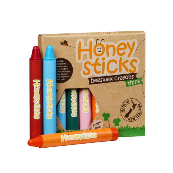 Beeswax Crayons (Orginal, Long, Thins) - Honey Sticks